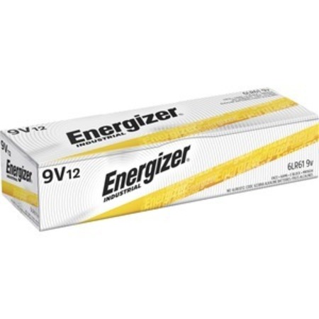 ENERGIZER Battery, Alka, Indust, 9V EVEEN22